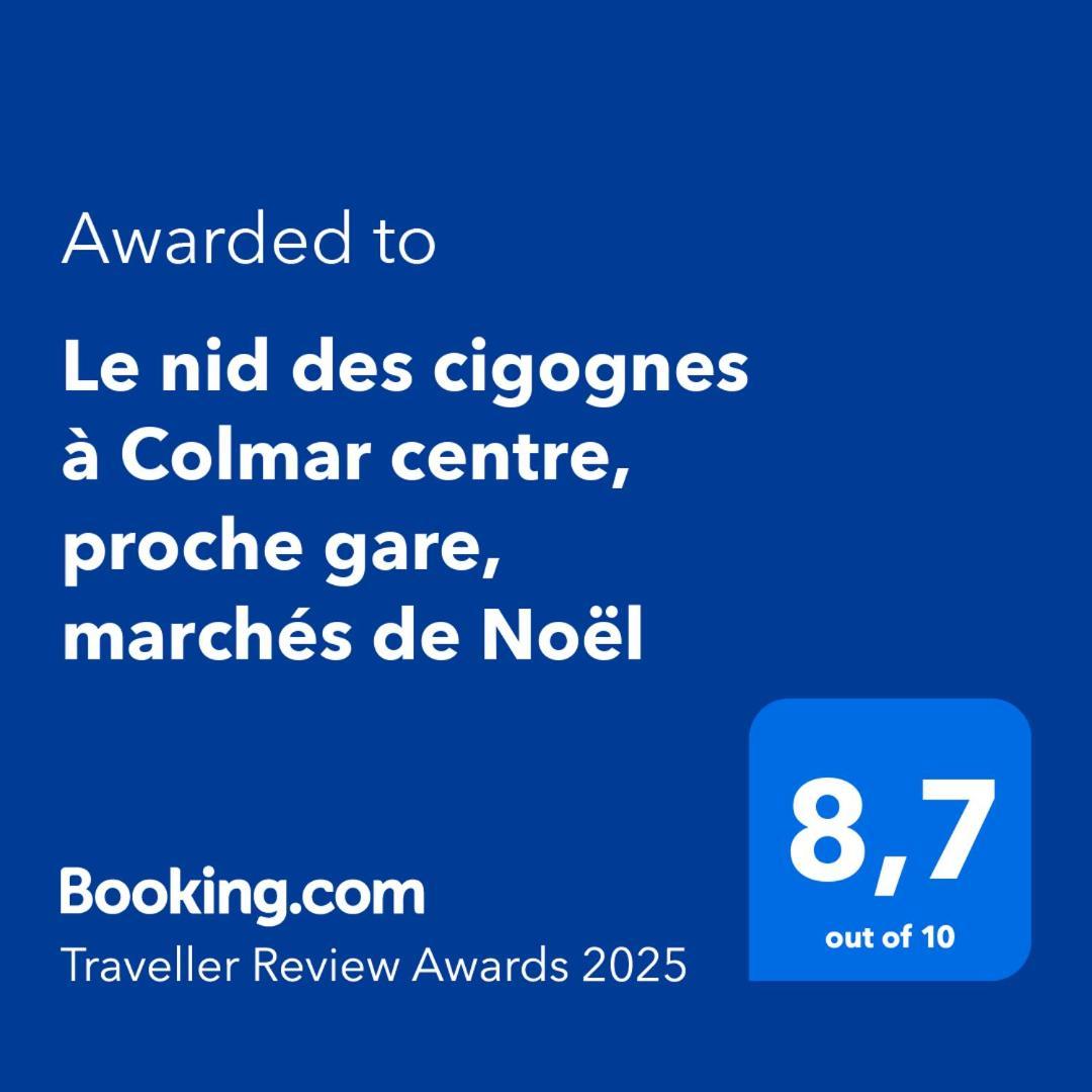 Apartmán Le Nid Des Cigognes A Colmar Centre, Proche Gare, Marches De Noel Exteriér fotografie